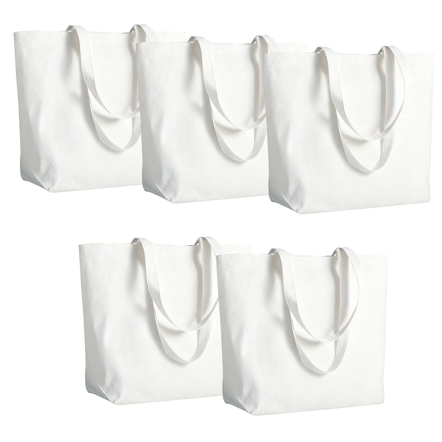 Tote Bag Sublimation - 5 sacolas de lona de sublimação