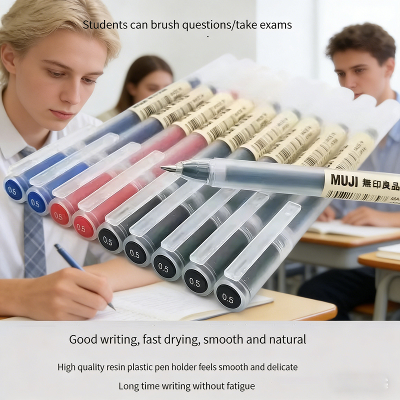 Muji Stationery Gel Pen - Conjunto de Canetas Esferográficas MUJI (6/8