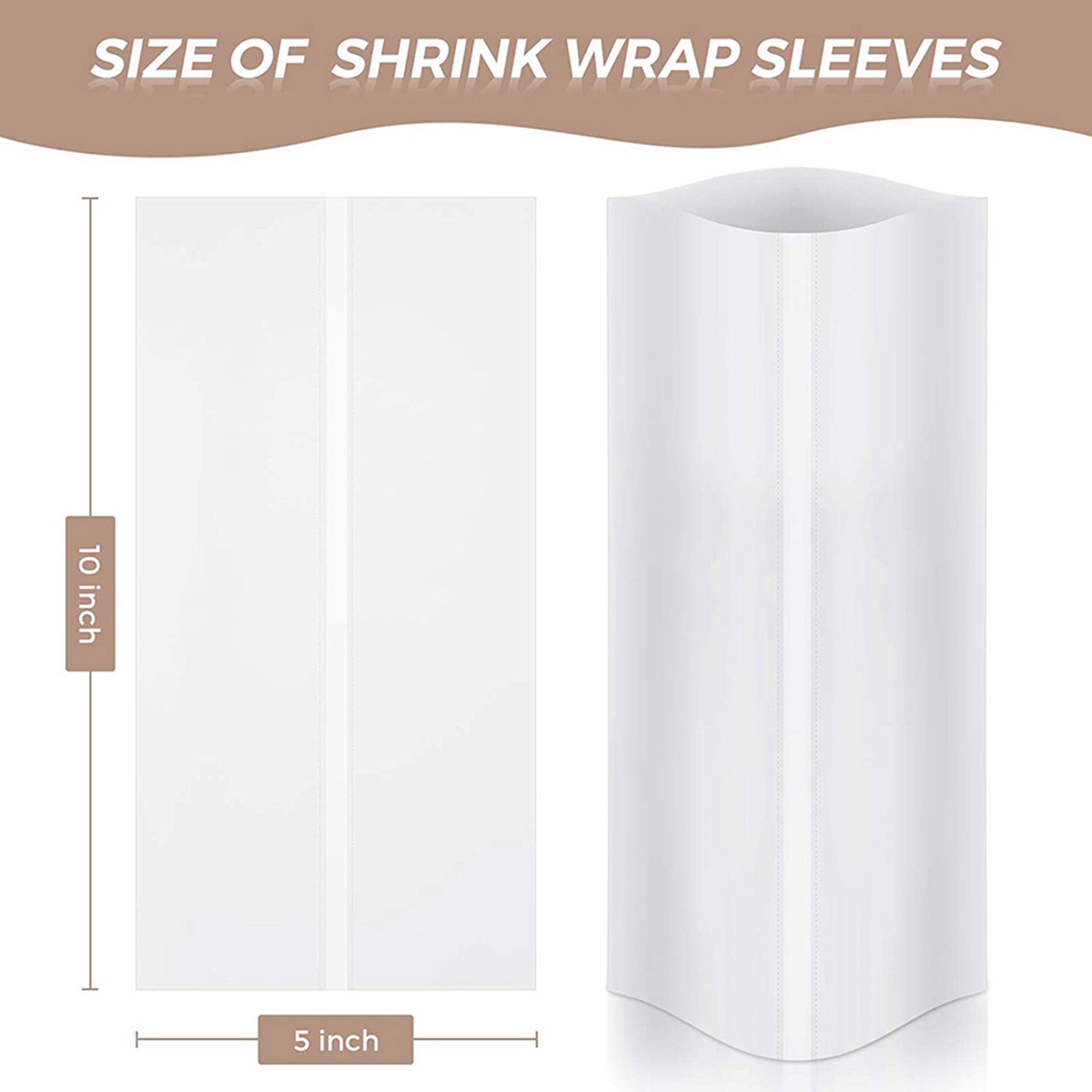 Sublimation Mug White - Filme Termoencolhível para Sublimação A74E-140 Peças,