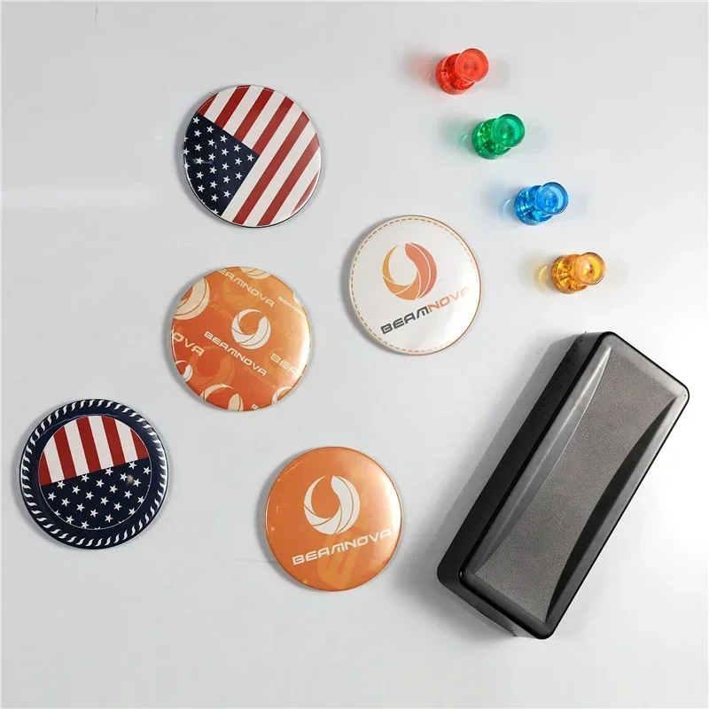 Button Badge Blank - Peças de Botão Magnético Macio em