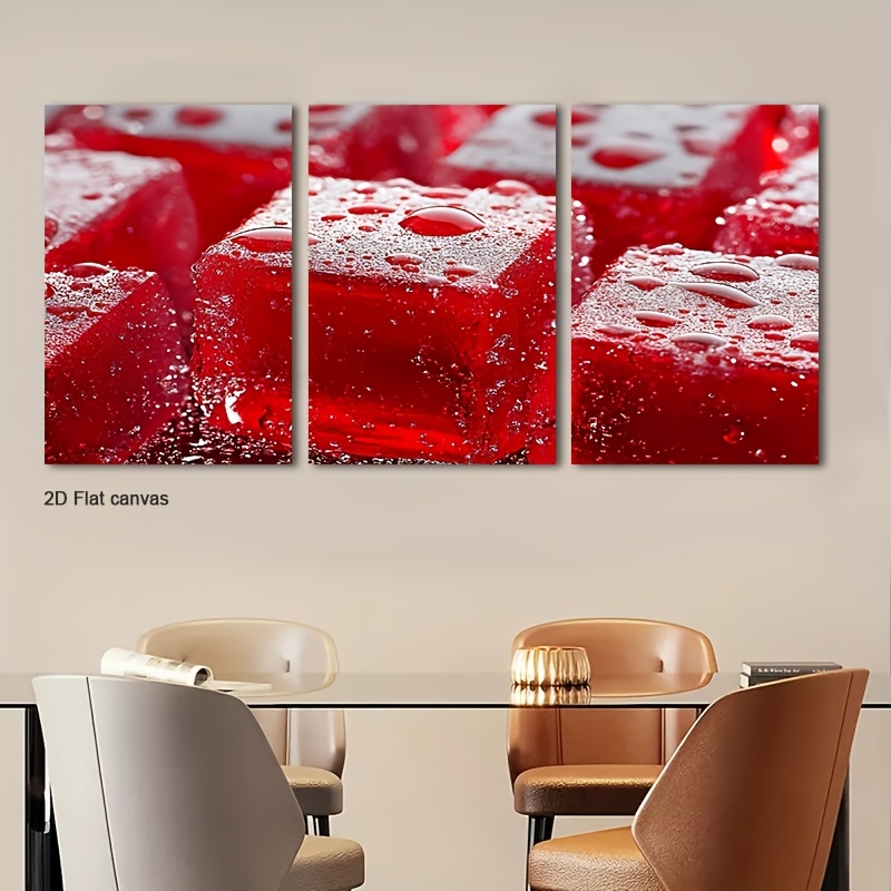Canvas Wrap Ready - 3 peças de arte de parede