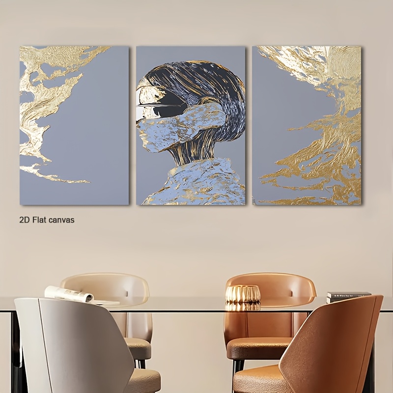 Conjunto de 3 Telas Sem Moldur - Canvas Wrap Ready avaliação e preço