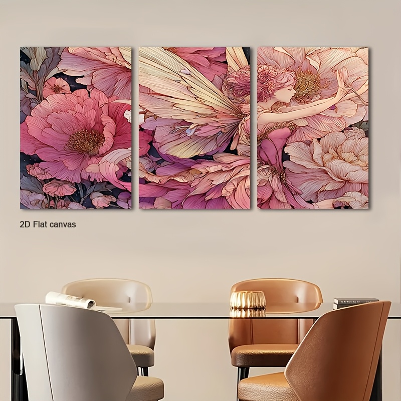 Conjunto de 3 Telas Sem Moldur - Canvas Wrap Ready avaliação e preço